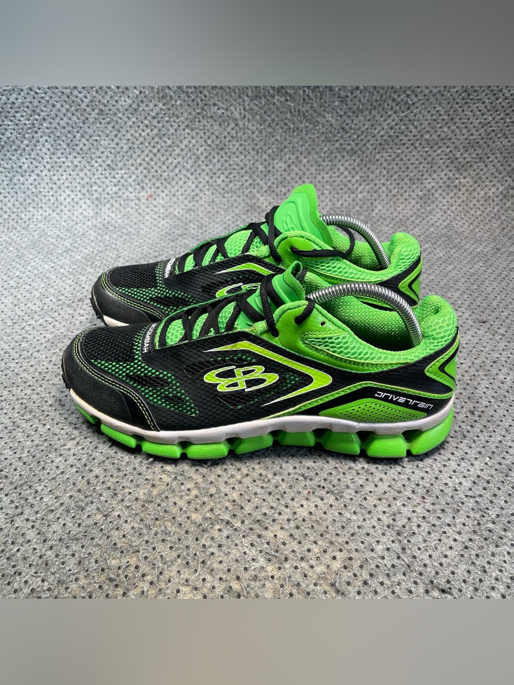 Boombah DriveTrain Turf Green Black Shoes Size 9 Men’s